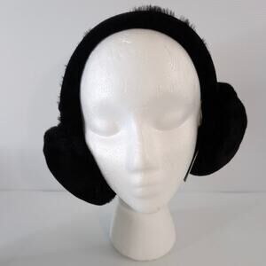 EMU Australia Angahook Ear Muffs Black Sheepskin